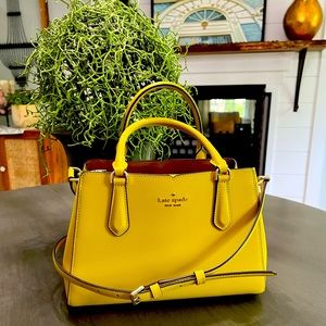 Like New Kate Spade in Daybreak yellow crossbody satchel